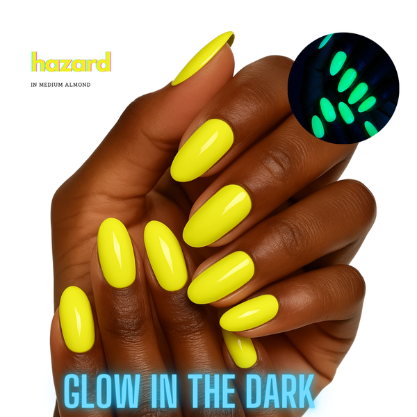 Glow in the Dark Nails - Hazard