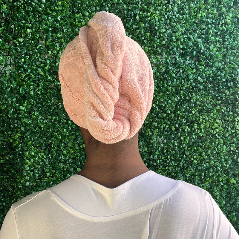 Pink Sand - Microfibre Towel Turban